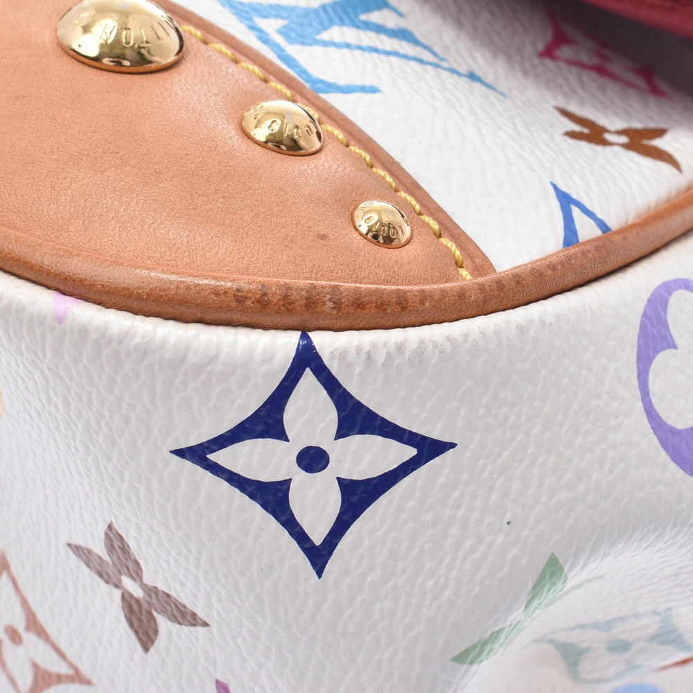 LOUIS VUITTON Multicolor Marilyn Blanc White Monogram Handbag - Picture 7 of 11